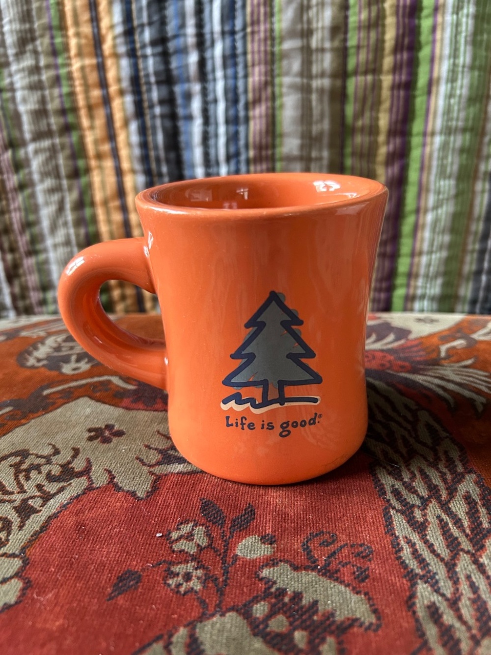 Life is Good Pine Tree Outdoors Mug